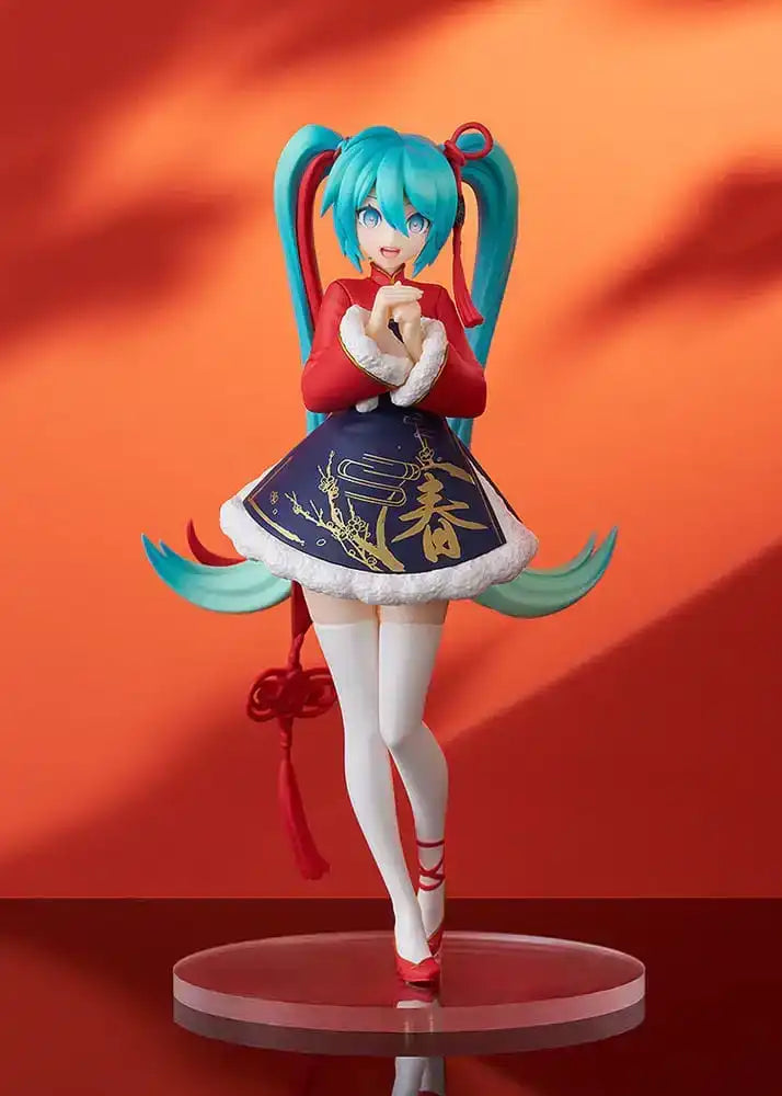 Character Vocal Series 01: Hatsune Miku Pop Up Parade PVC Statue Hatsune Miku: Sourxuan Chinese New Year Ver. 17 cm - Smalltinytoystore