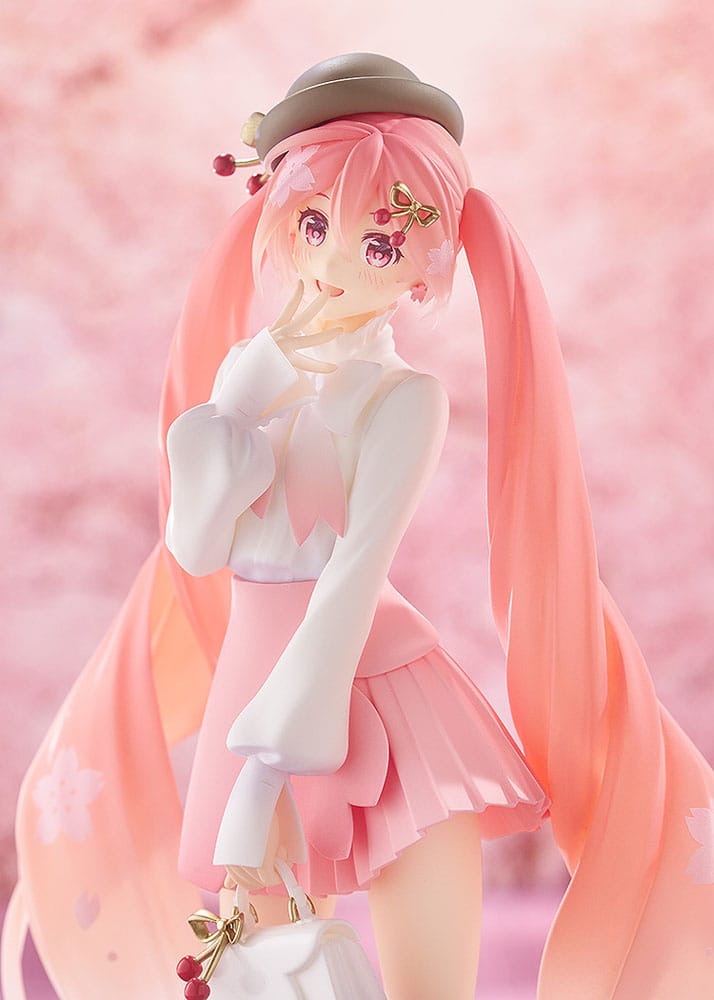 Character Vocal Series 01: Hatsune Miku Pop Up Parade PVC Statue Sakura Miku: Hanami Outfit Ver. 23 cm - Smalltinytoystore
