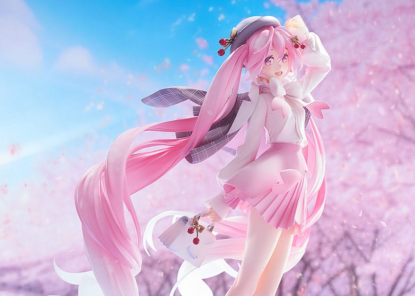 Character Vocal Series 01: Hatsune Miku PVC Statue 1/6 Sakura Miku: Hanami Outfit Ver. 28 cm - Smalltinytoystore