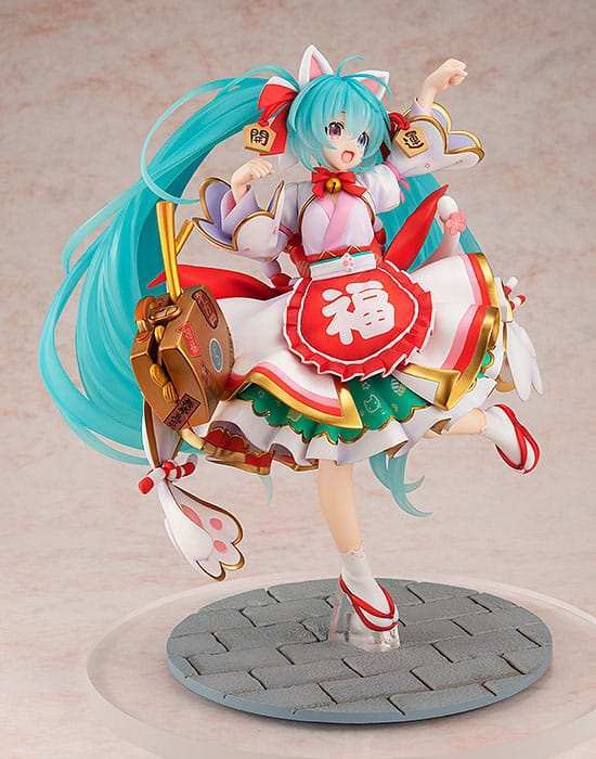 Character Vocal Series 01: Hatsune Miku PVC Statue 1/7 Hatsune Miku: Maneki Miku Ver. 23 cm - Smalltinytoystore