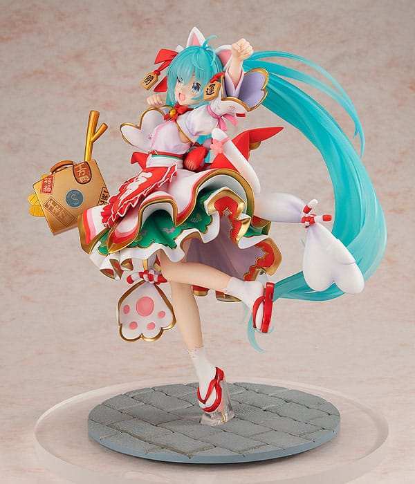 Character Vocal Series 01: Hatsune Miku PVC Statue 1/7 Hatsune Miku: Maneki Miku Ver. 23 cm - Smalltinytoystore