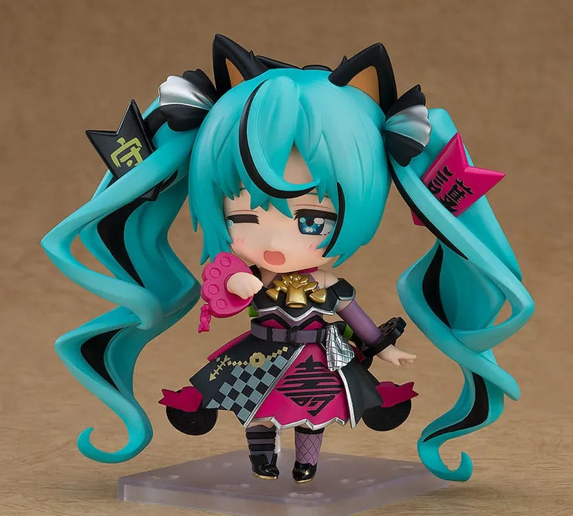 Character Vocal Series 01 Nendoroid Actionfigur Hatsune Miku: Black Maneki Miku Ver. 10 cm - Smalltinytoystore