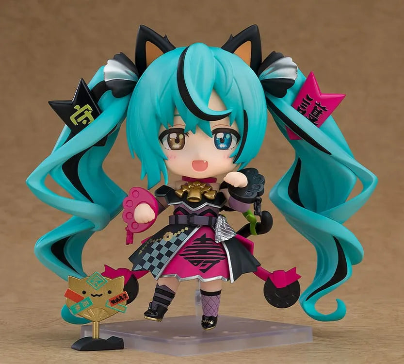 Character Vocal Series 01 Nendoroid Actionfigur Hatsune Miku: Black Maneki Miku Ver. 10 cm - Smalltinytoystore