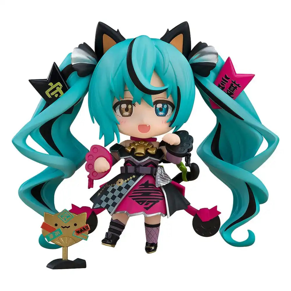 Character Vocal Series 01 Nendoroid Actionfigur Hatsune Miku: Black Maneki Miku Ver. 10 cm - Smalltinytoystore