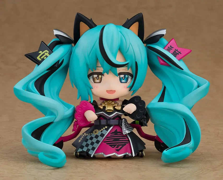 Character Vocal Series 01 Nendoroid Actionfigur Hatsune Miku: Black Maneki Miku Ver. 10 cm - Smalltinytoystore
