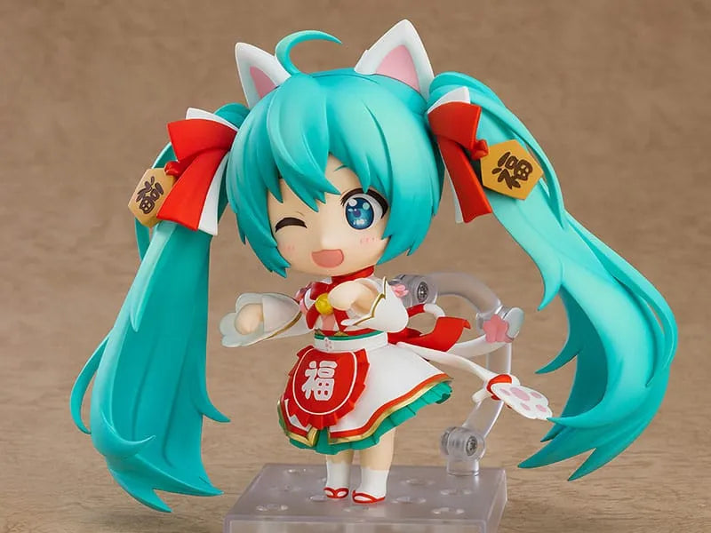 Character Vocal Series 01 Nendoroid Actionfigur Hatsune Miku: Maneki Miku Ver. 10 cm - Smalltinytoystore