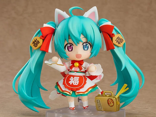 Character Vocal Series 01 Nendoroid Actionfigur Hatsune Miku: Maneki Miku Ver. 10 cm - Smalltinytoystore