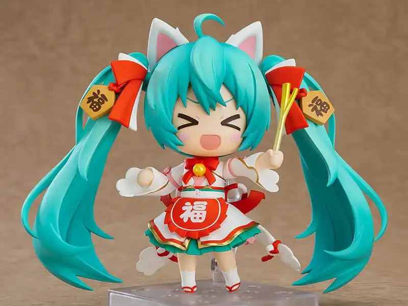 Character Vocal Series 01 Nendoroid Actionfigur Hatsune Miku: Maneki Miku Ver. 10 cm - Smalltinytoystore
