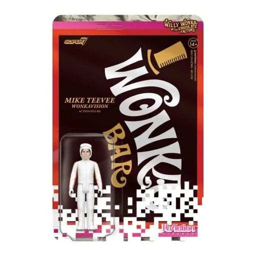 Charlie und die Schokoladenfabrik (1971) ReAction Actionfigur Wave 03 Mike Teevee (White Suit) 10 cm - Smalltinytoystore