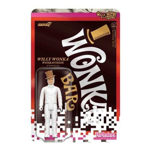 Charlie und die Schokoladenfabrik (1971) ReAction Actionfigur Wave 03 Willy Wonka (White Suit) 10 cm - Smalltinytoystore