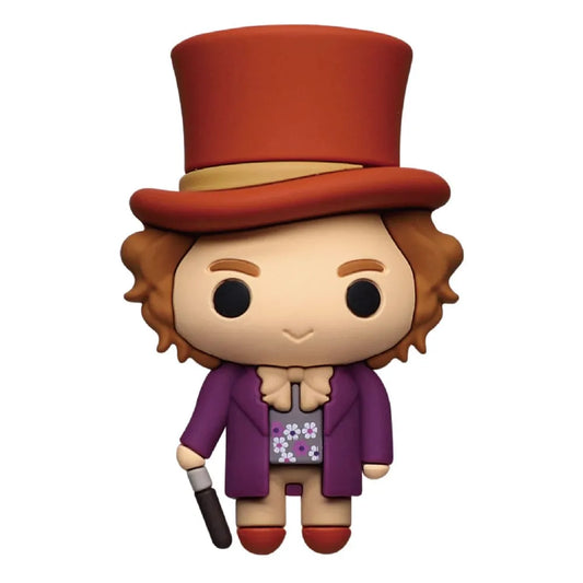 Charlie und die Schokoladenfabrik 3D Magnet Willy Wonka - Smalltinytoystore