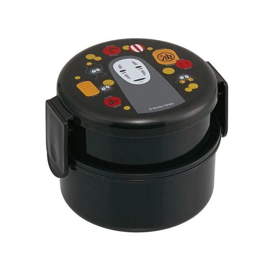 Chihiros Reise ins Zauberland Zweilagige runde Lunchbox No Face & Lantern - Smalltinytoystore
