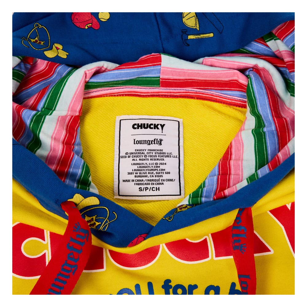 Chucky - Die Mörderpuppe by Loungefly Kapuzenjacke Chucky Größe L - Smalltinytoystore