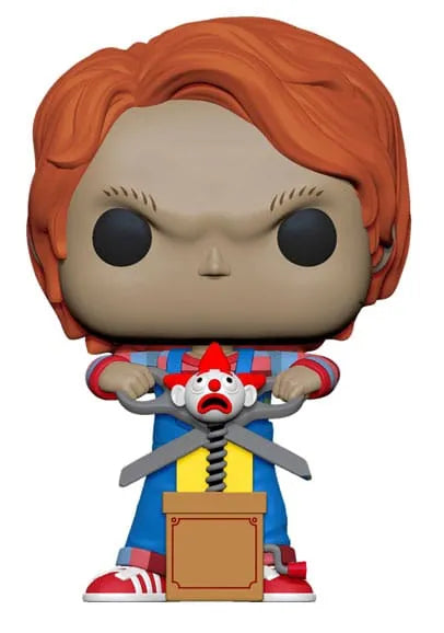 Chucky Die Mörderpuppe POP! Movies Vinyl Figur Chucky w/Buddy & Giant Scissors 9 cm - Smalltinytoystore