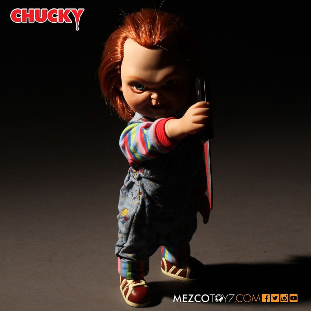 Chucky Die Mörderpuppe Puppe mit Sound Sneering Chucky 38 cm - Smalltinytoystore