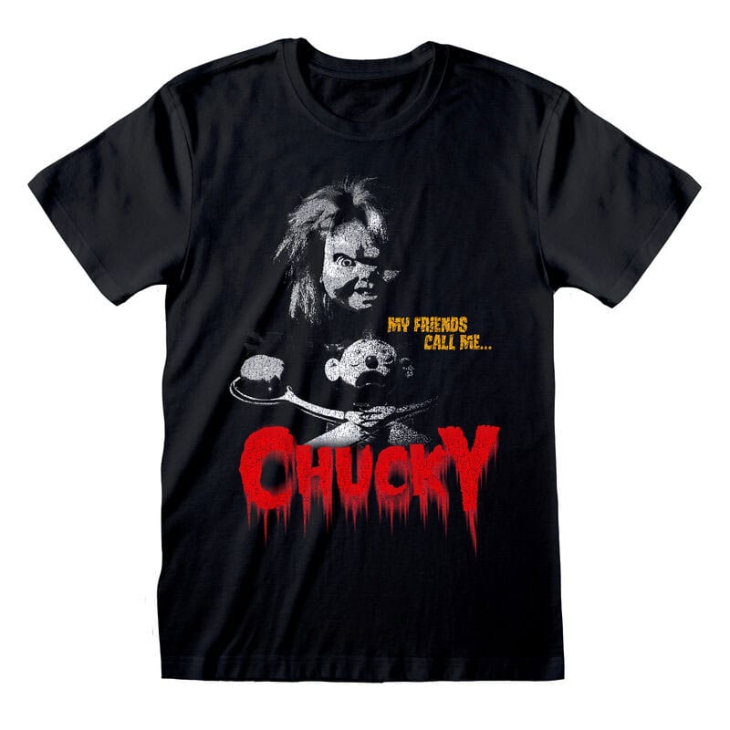 Chucky Die Mörderpuppe T-Shirt My friends Call Me Chucky Größe L - Smalltinytoystore