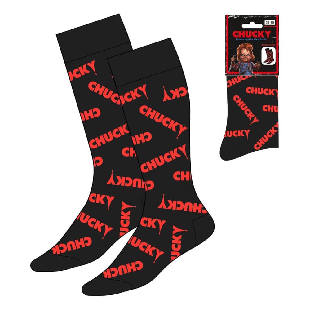 Chucky Socken Logo 38-45 - Smalltinytoystore