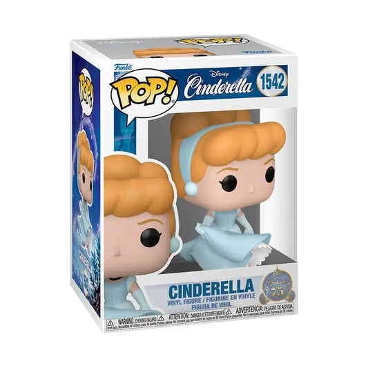 Cinderella 75th Anniversary POP! Disney Vinyl Figur Cinderella 9 cm - Smalltinytoystore