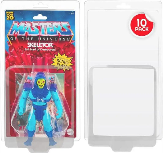 Clamshell PET Gehäuse 10er-Pack für Masters of the Universe Actionfiguren - Smalltinytoystore