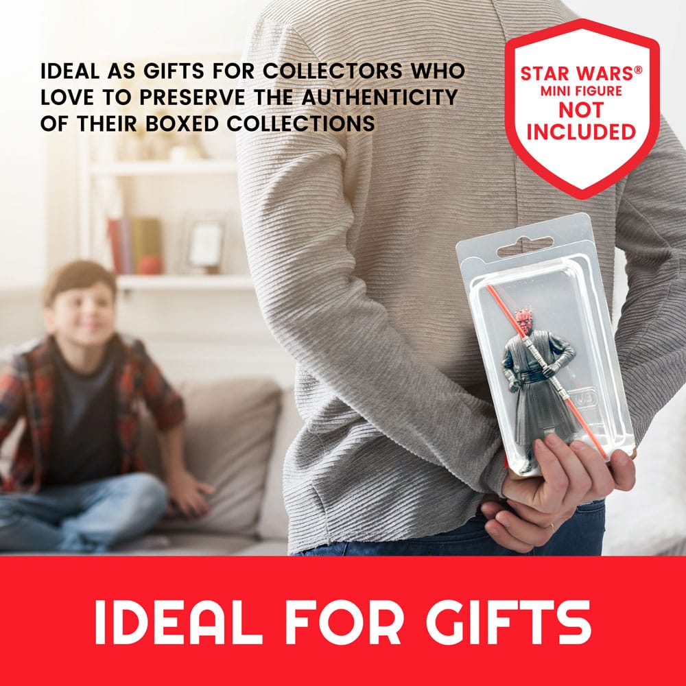 Clamshell PET Gehäuse 35er-Pack für Actionfiguren XL - Smalltinytoystore
