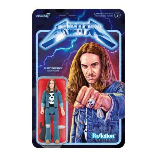 Cliff Burton ReAction Actionfigur Wave 01 Cliff Burton 10 cm - Smalltinytoystore
