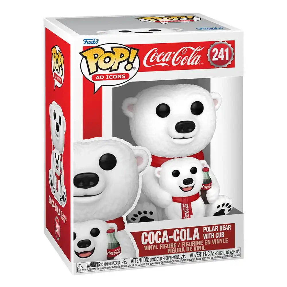 Coca-Cola POP&Buddy! Movies Vinyl Figur Bear & Cub 9 cm - Smalltinytoystore