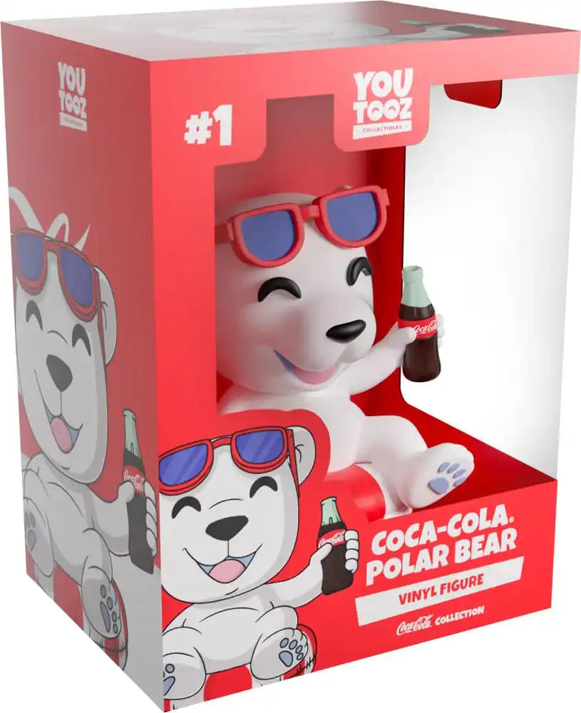Coca-Cola Vinyl Figur Coca-Cola Polar Bear 8 cm - Smalltinytoystore