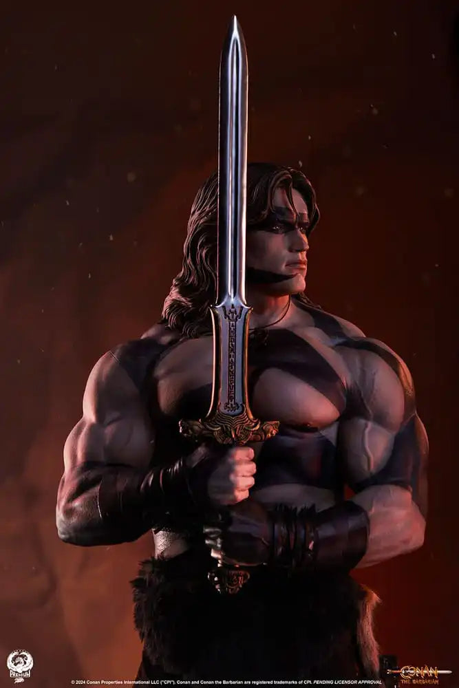 Conan der Barbar Elite Series Statue 1/2 Conan Warpaint Edition 116 cm - Smalltinytoystore