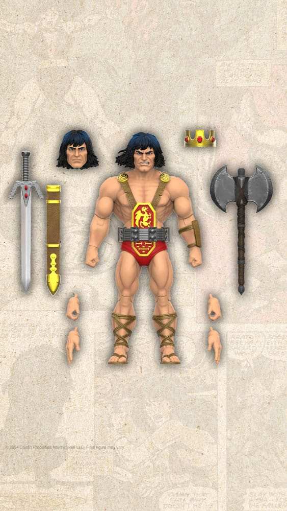 Conan der Barbar Ultimates Actionfigur Kull The Conqueror 18 cm - Smalltinytoystore