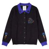 Coraline by Loungefly Cardigan Unisex Collared Cat Dragonfly Größe XL