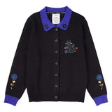 Coraline by Loungefly Cardigan Unisex Collared Cat Dragonfly