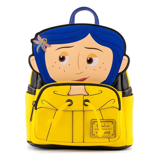 Coraline by Loungefly Rucksack Laika Coraline Rain Coat Cosplay - Smalltinytoystore
