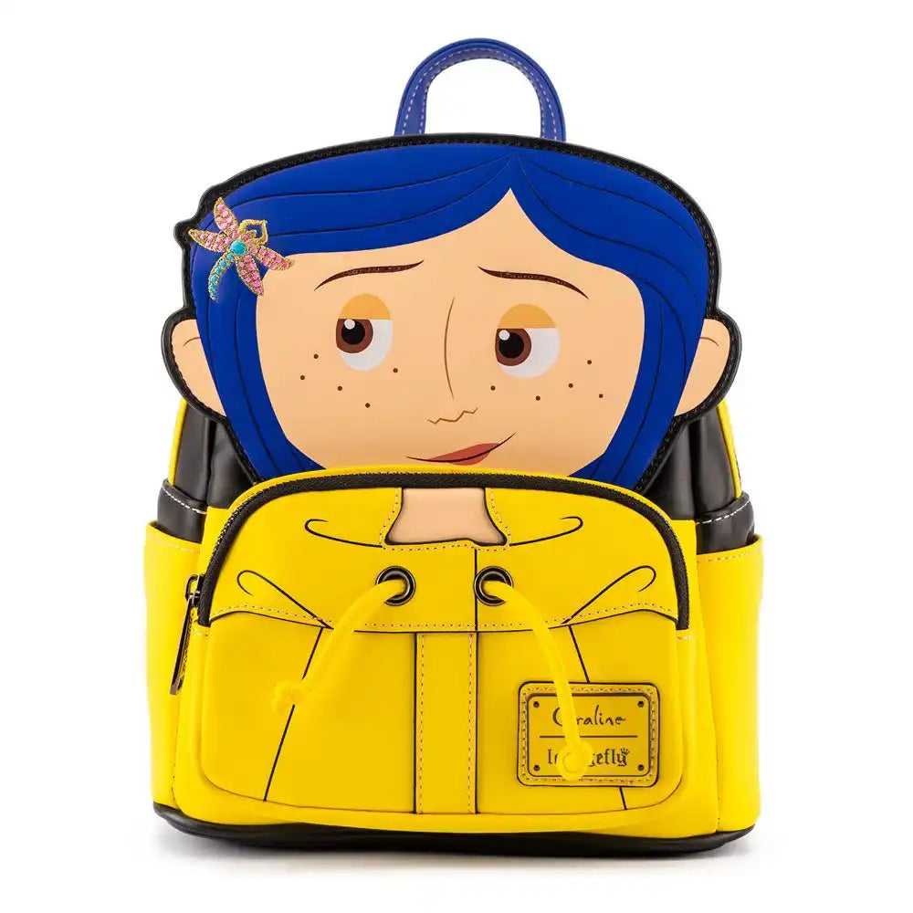 Coraline by Loungefly Rucksack Laika Coraline Rain Coat Cosplay - Smalltinytoystore