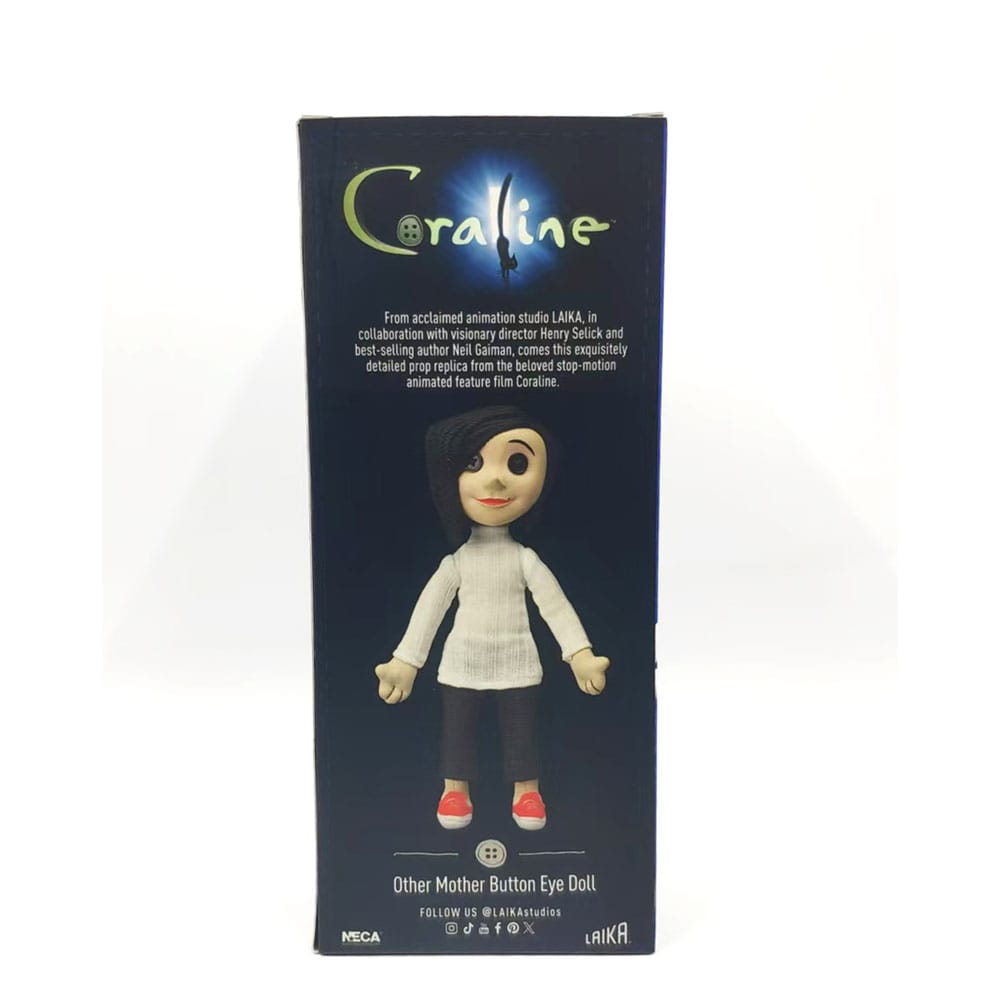 Coraline Phunny Plüschfigur Other Mother (Button Eyed Doll) 20 cm - Smalltinytoystore
