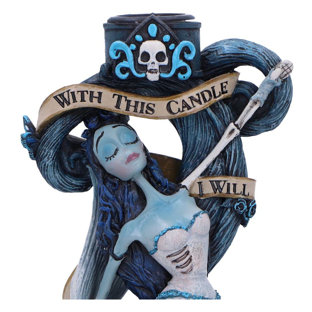 Corpse Bride - Hochzeit mit einer Leiche Kerzenständer With This Candle Vow 19 cm - Smalltinytoystore