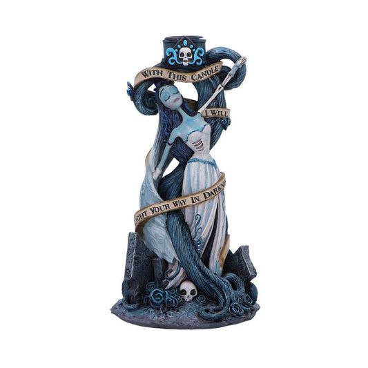 Corpse Bride - Hochzeit mit einer Leiche Kerzenständer With This Candle Vow 19 cm - Smalltinytoystore
