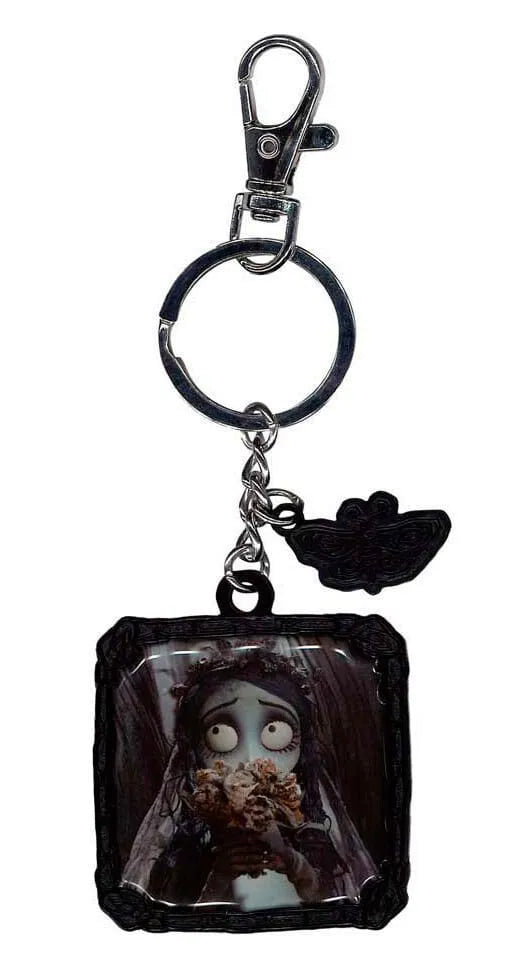 Corpse Bride Metall-Schlüsselanhänger Flowers - Smalltinytoystore