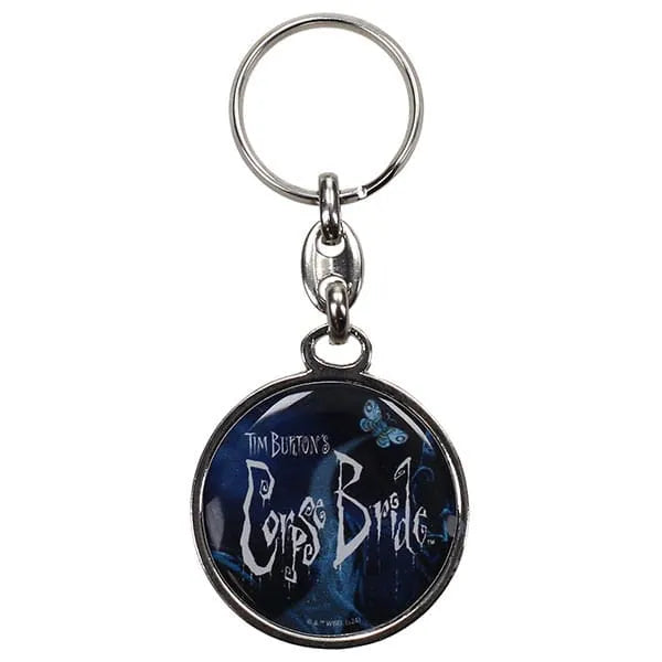 Corpse Bride Metall-Schlüsselanhänger Logo Ver. 2 - Smalltinytoystore