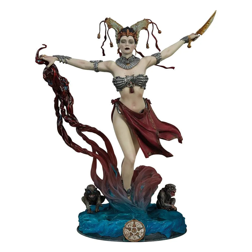 Court of the Dead PVC Statue Gethsemoni - Queens Conjuring 25 cm - Smalltinytoystore