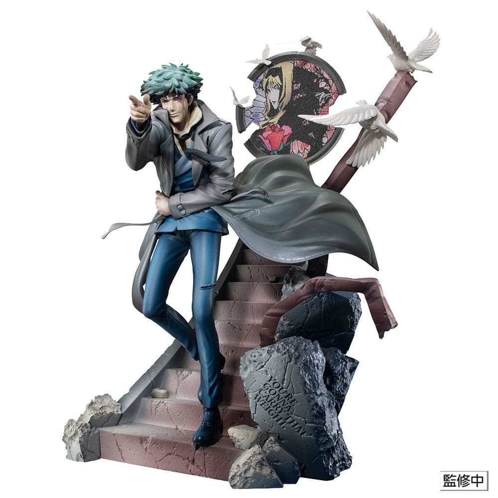 Cowboy Bebop PVC Statue 2nd GIG Spike Spiegel Daybreak 27 cm - Smalltinytoystore