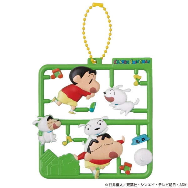 Crayon Shin-chan Plat Collection Anhänger Sortiment (4) - Smalltinytoystore