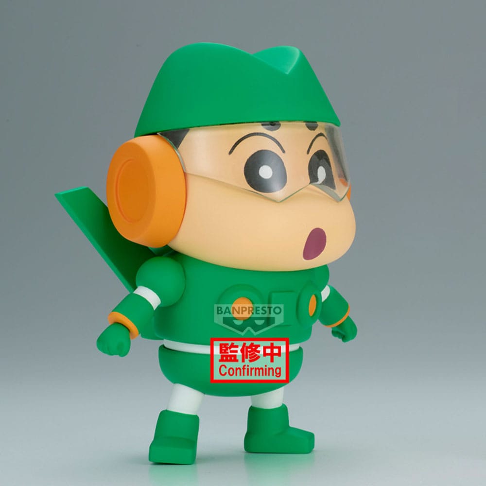 Crayon Shinchan Cosplay PVC Statue Kantam Robo Shinchan 12 cm - Smalltinytoystore