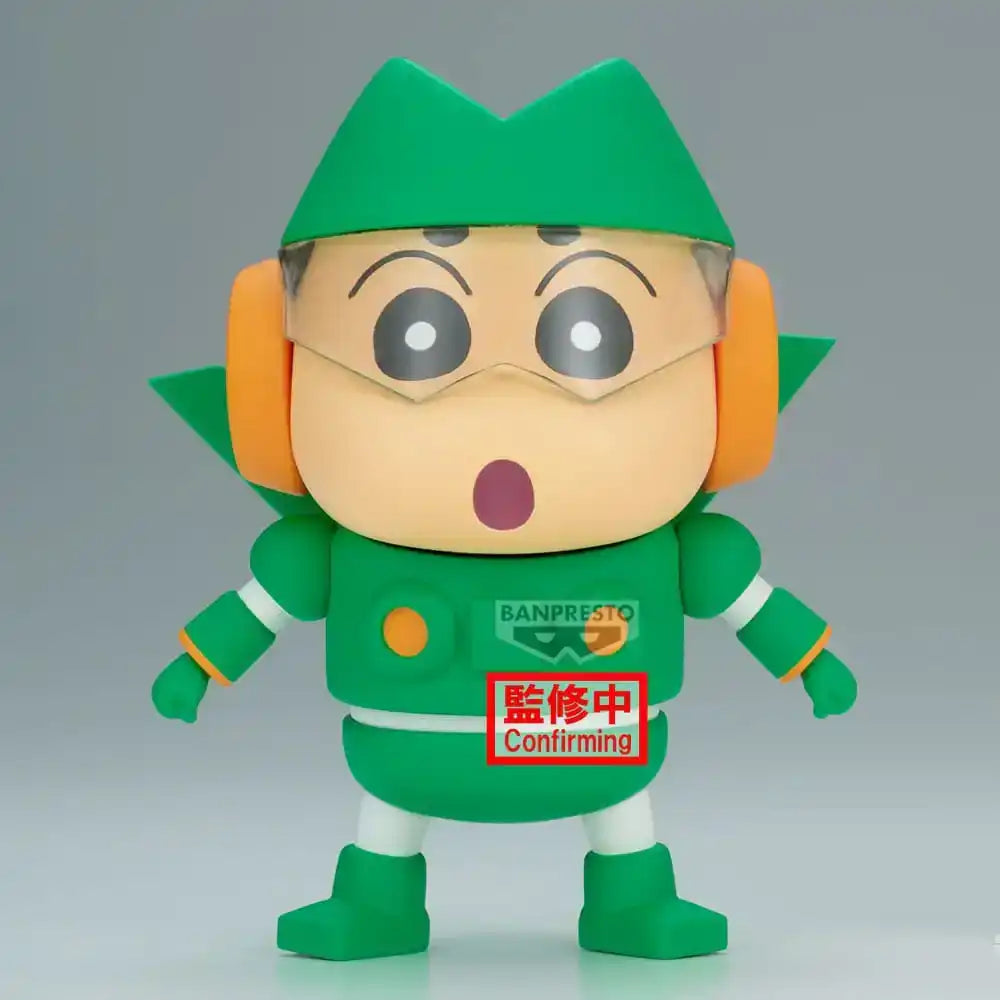 Crayon Shinchan Cosplay PVC Statue Kantam Robo Shinchan 12 cm - Smalltinytoystore