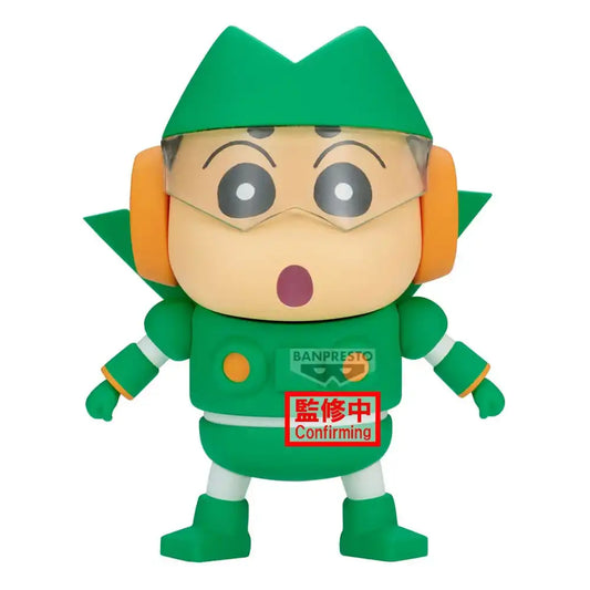 Crayon Shinchan Cosplay PVC Statue Kantam Robo Shinchan 12 cm - Smalltinytoystore