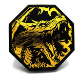 CritStones Arena Würfelteller Black Dragon (Yellow Lid) - Smalltinytoystore
