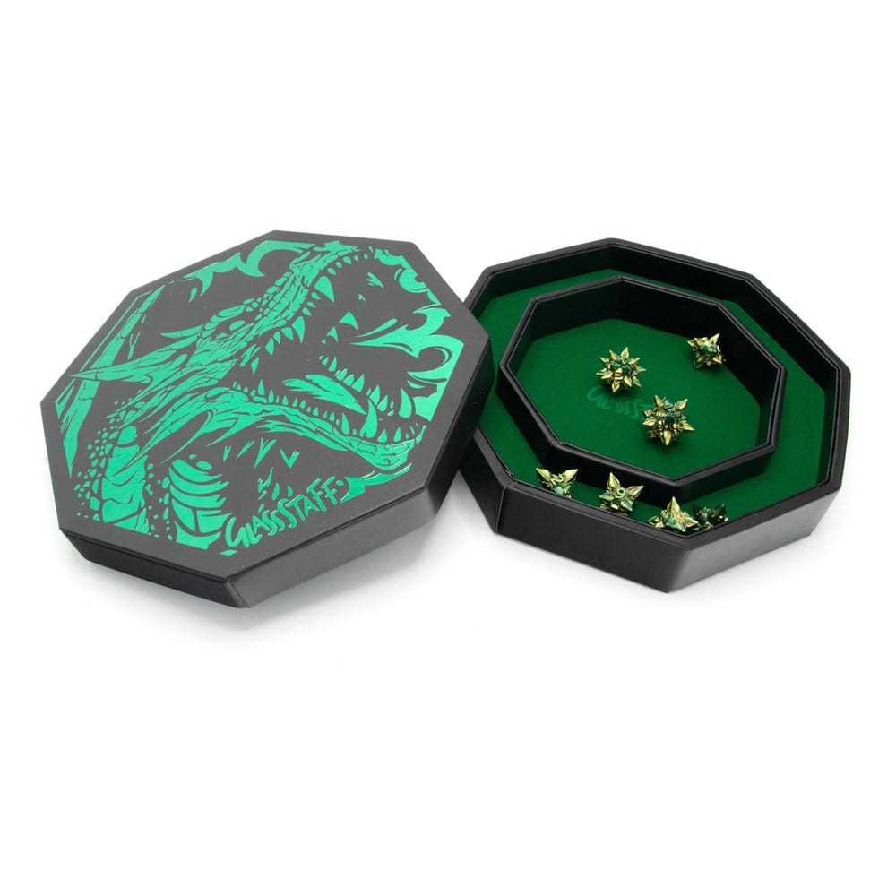 CritStones Arena Würfelteller Green Dragon - Smalltinytoystore