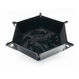 CritStones Faltbarer Würfelteller Dragon Skin Edition Black - Smalltinytoystore