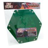 CritStones Faltbarer Würfelteller Dragon Skin Edition Green - Smalltinytoystore
