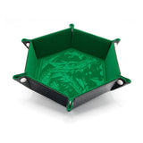 CritStones Faltbarer Würfelteller Dragon Skin Edition Green - Smalltinytoystore