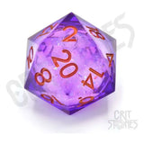 CritStones Liquid Core Würfel D20 Feywild Sparkle 3 cm - Smalltinytoystore